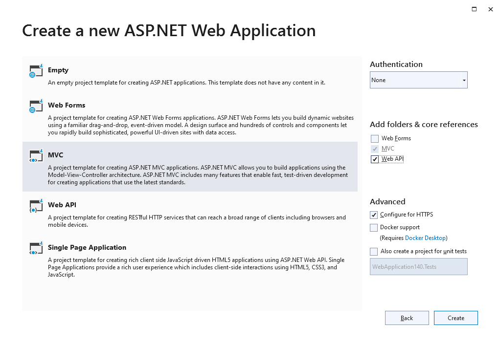 Creating the .NET 6 project