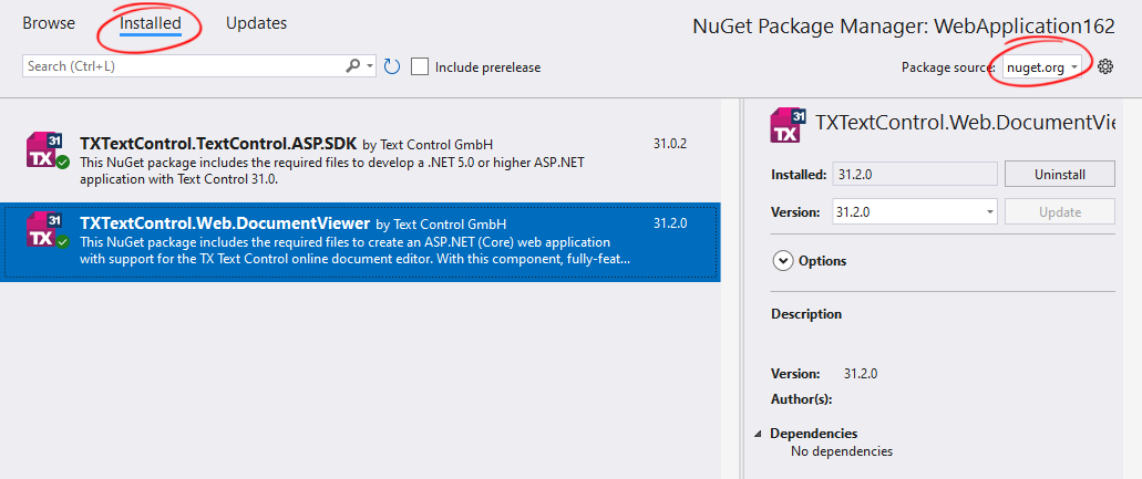 ASP.NET Core Web Application