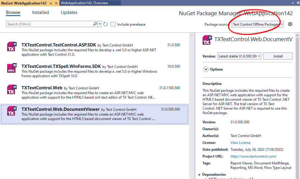 ASP.NET Core Web Application