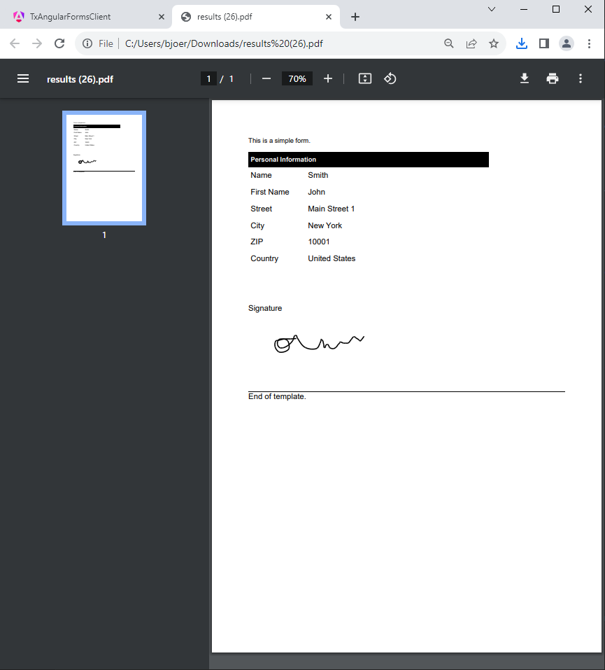 Signed Document