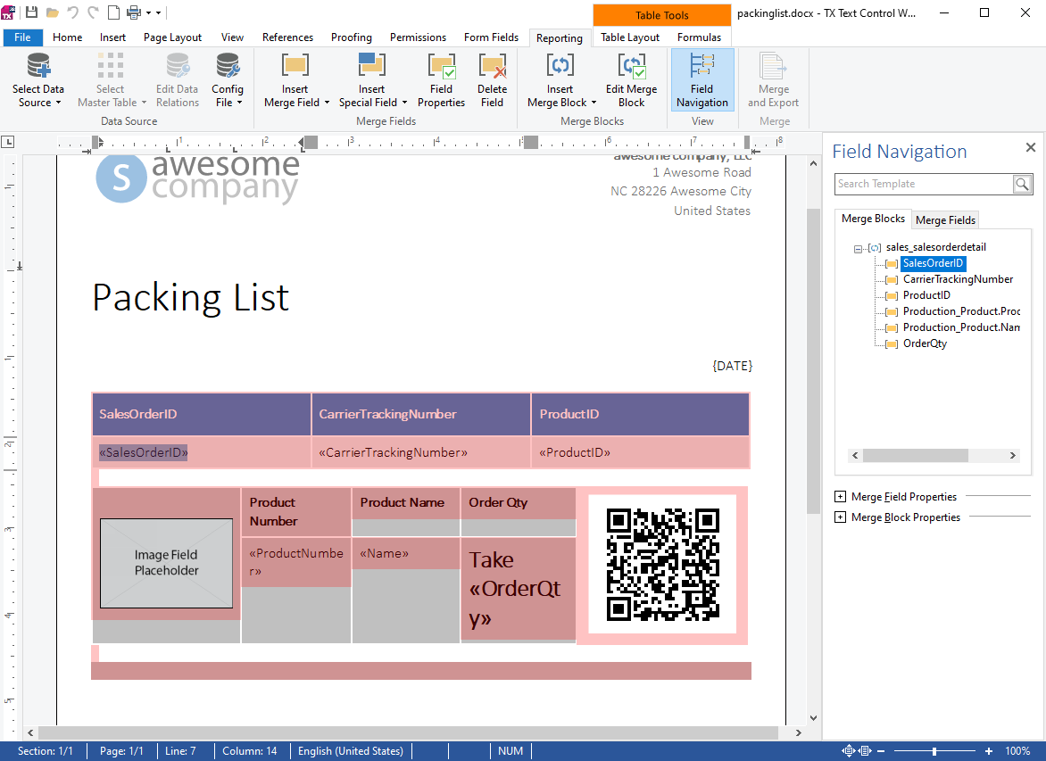 Creating documents with TX Text Control