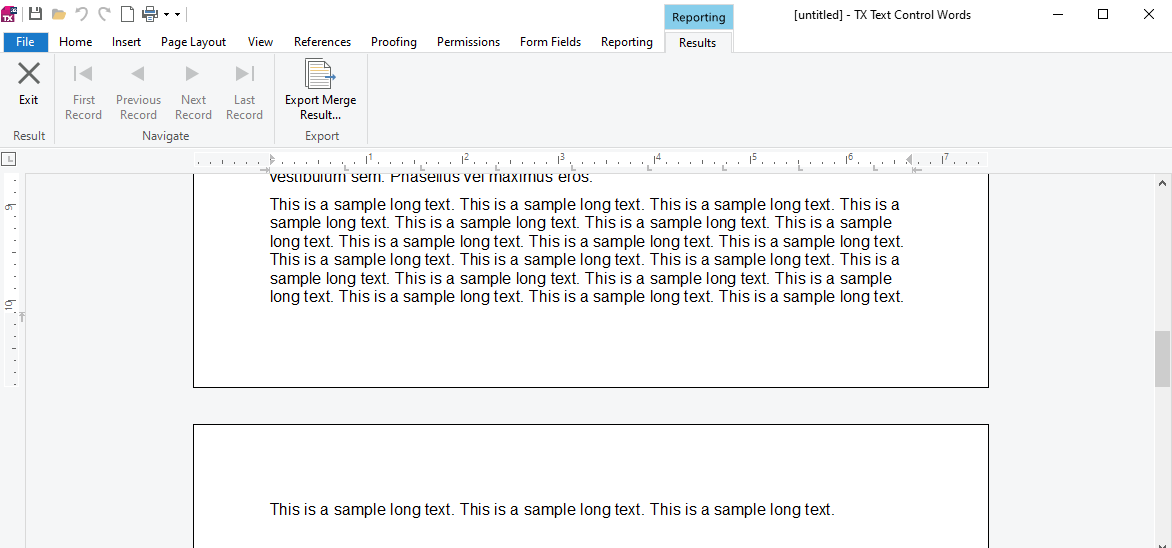 Creating documents with TX Text Control