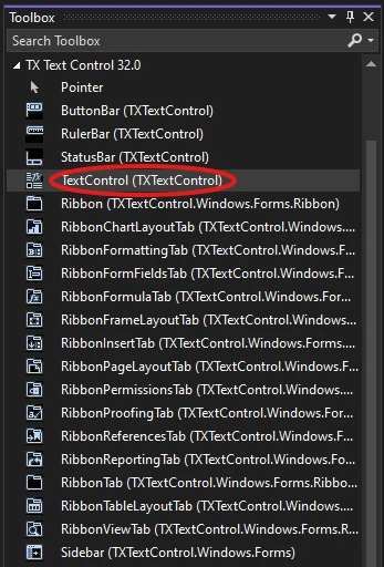 Add the Text Control to Your Form