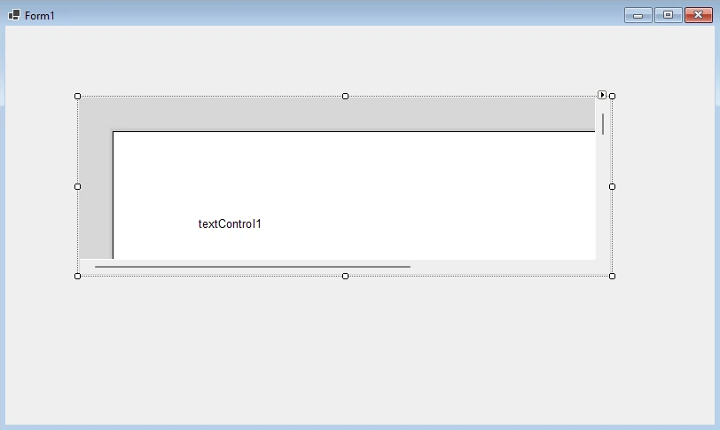 Add the Text Control to Your Form