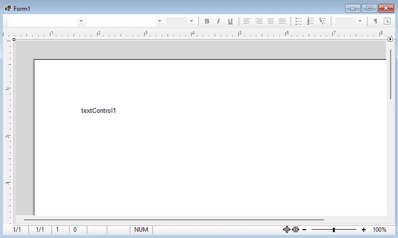 Customize the Text Control