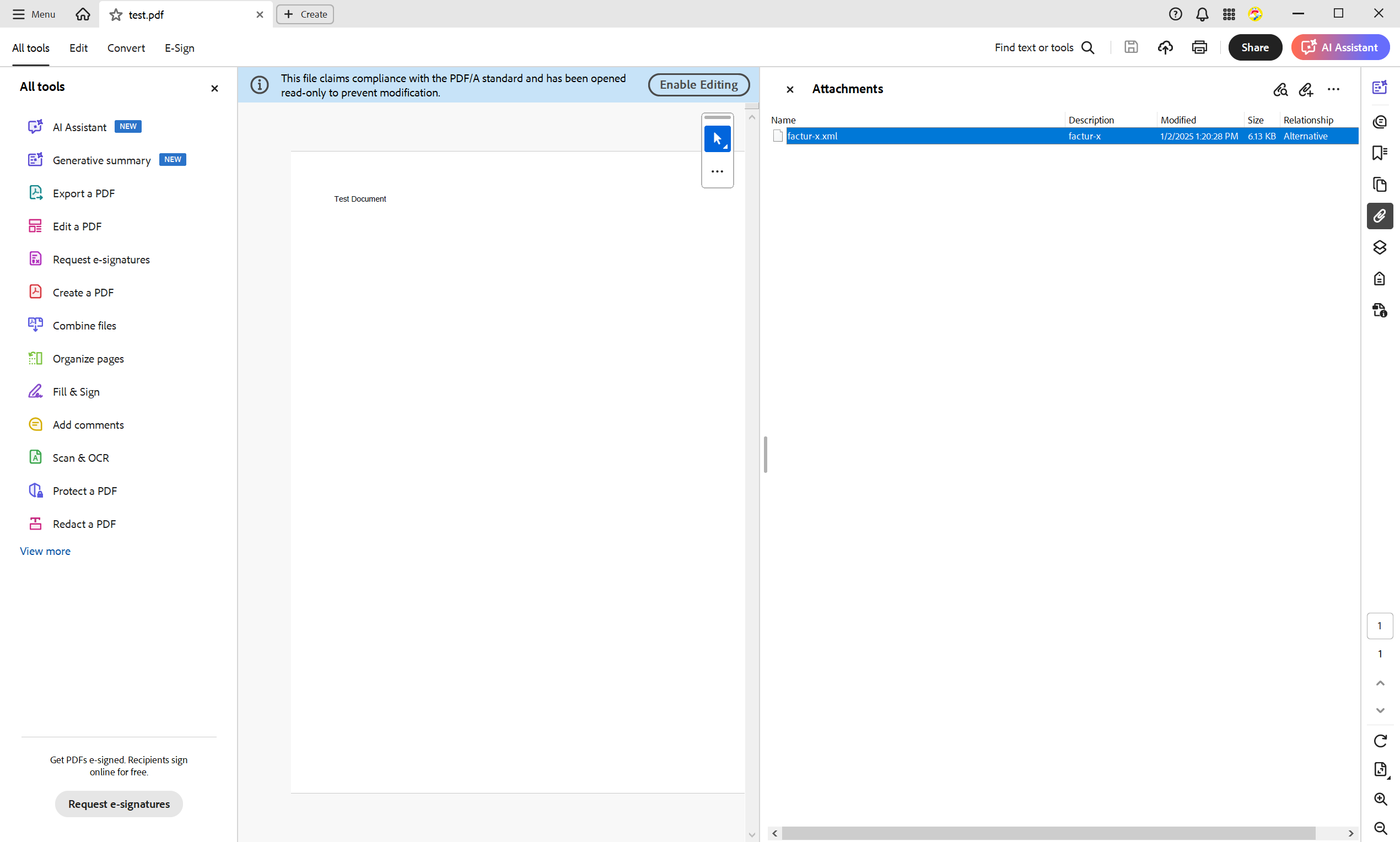 TX Text Control ZUGFeRD invoice