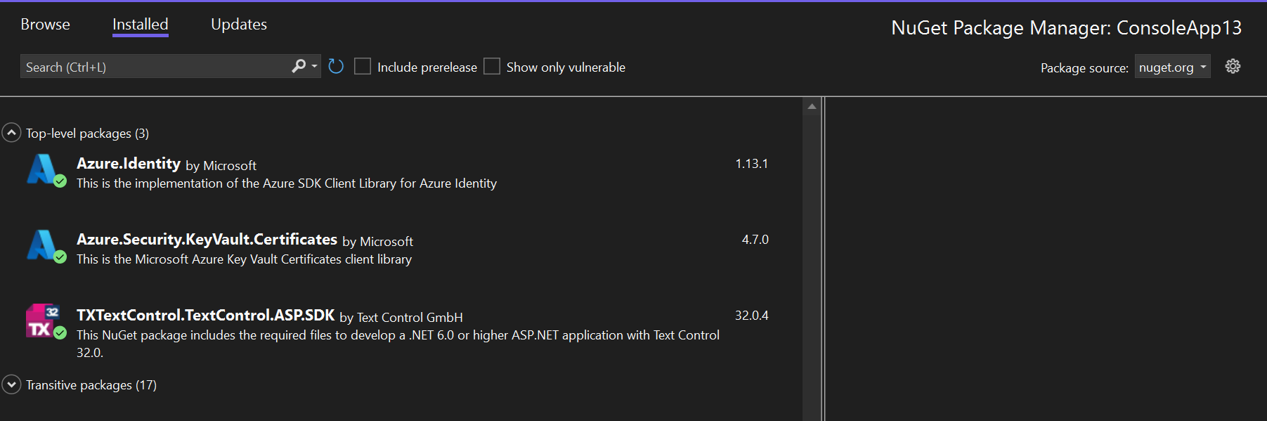 Azure Key Vault Portal