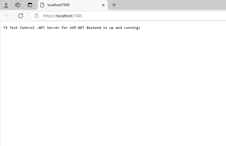 Host Backend Server