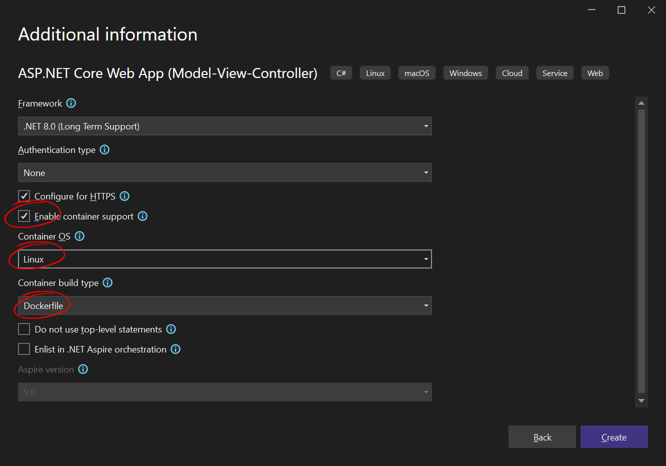 Creating the .NET 8 project