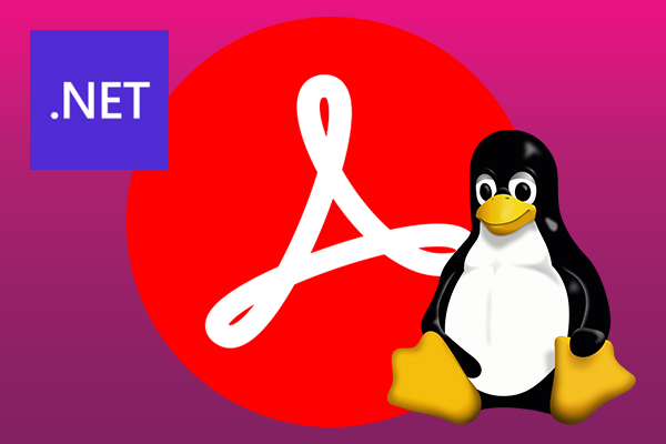How to Create PDF Documents with TX Text Control using C# .NET on Linux