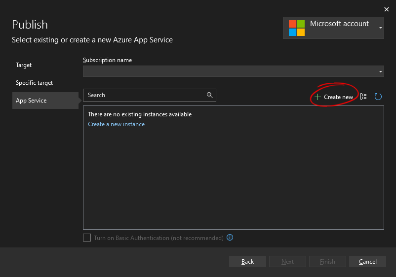 Publish TX Text Control to Azure