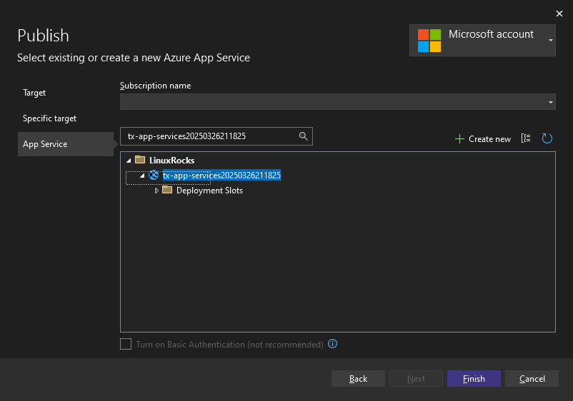 Publish TX Text Control to Azure