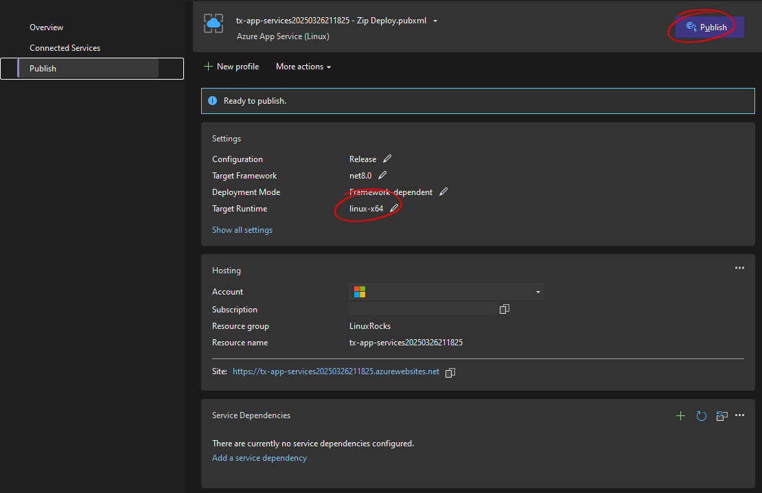 Publish TX Text Control to Azure